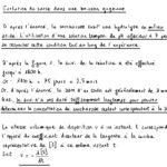 Sujet BAC cinétique chimique