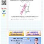 Exercice vecteur droite et plan de l'espace 4