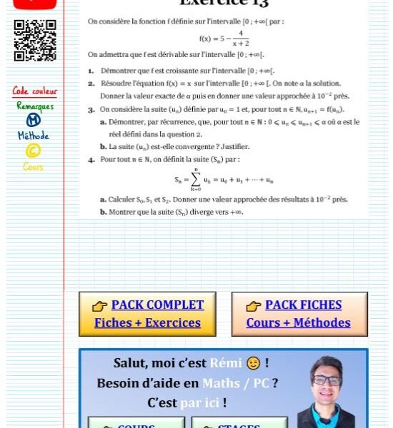 Exercice continuité avec correction