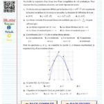 Exercice derivation premiere​