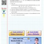 Exercice sur la derivation 1ere