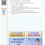 Exercice de derivation premiere​