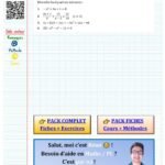 Exercice equation second degré