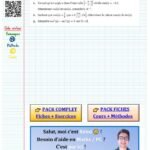 Exercice trigonométrie 1ère spé maths