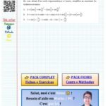 Exercice cercle trigonométrique 1ere