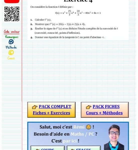 Exercice convexite​
