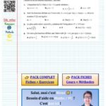 Logarithme népérien exercice​