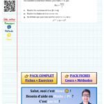 Exercice fonction logarithme