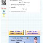 Exercice sur les integrales