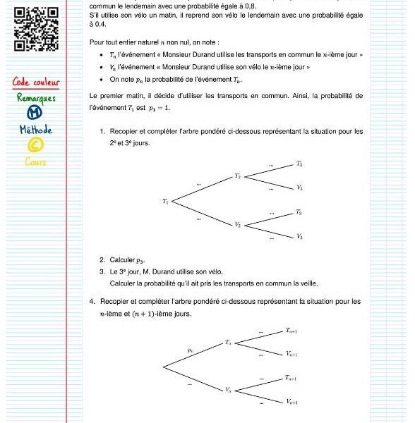 Exercice type bac suites spé maths pdf​