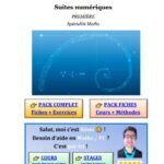 Suites numériques (1ère)