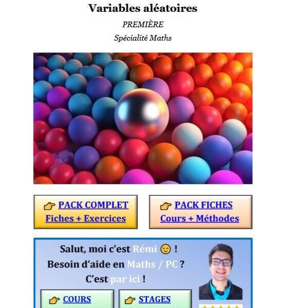 Variables aléatoires