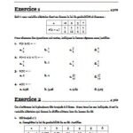 Variables aléatoires