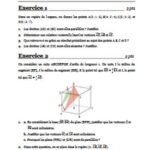 Vecteurs droites et plans de l'espace